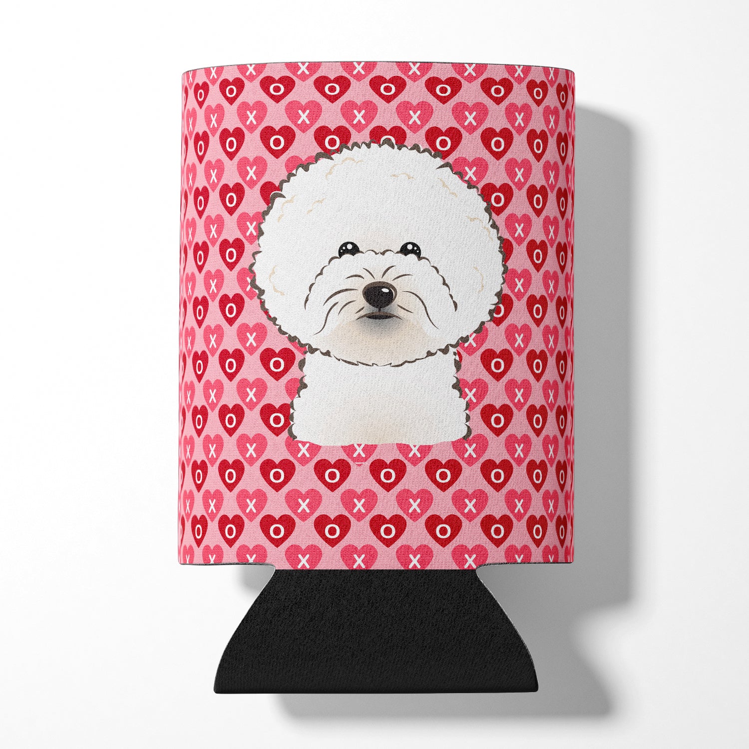 Bichon Frise Hearts Can or Bottle Hugger BB5287CC  the-store.com.