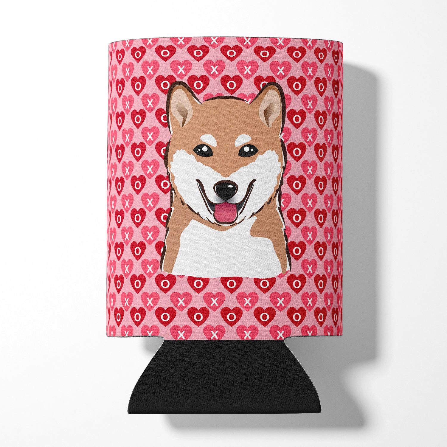 Shiba Inu Hearts Can or Bottle Hugger BB5295CC  the-store.com.