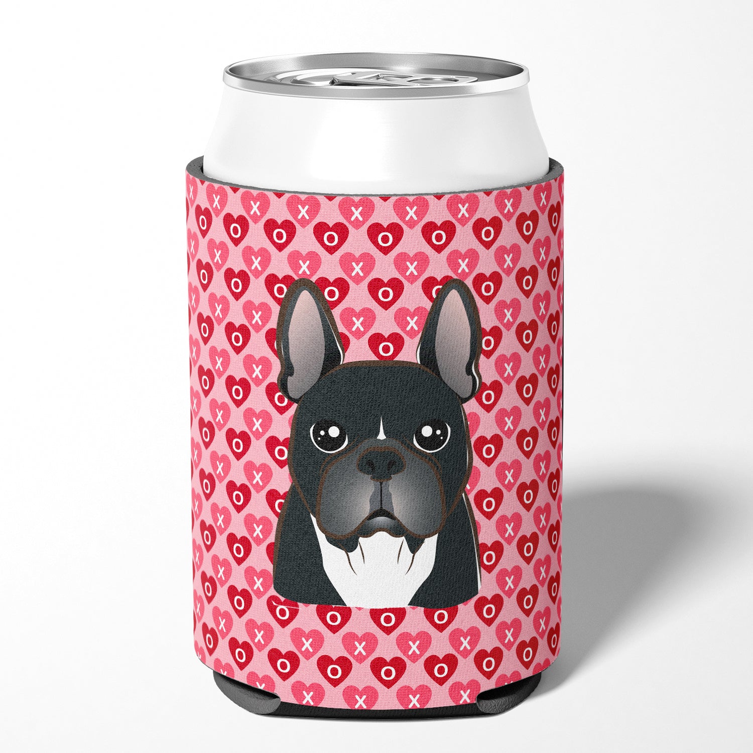 French Bulldog Hearts Can or Bottle Hugger BB5297CC