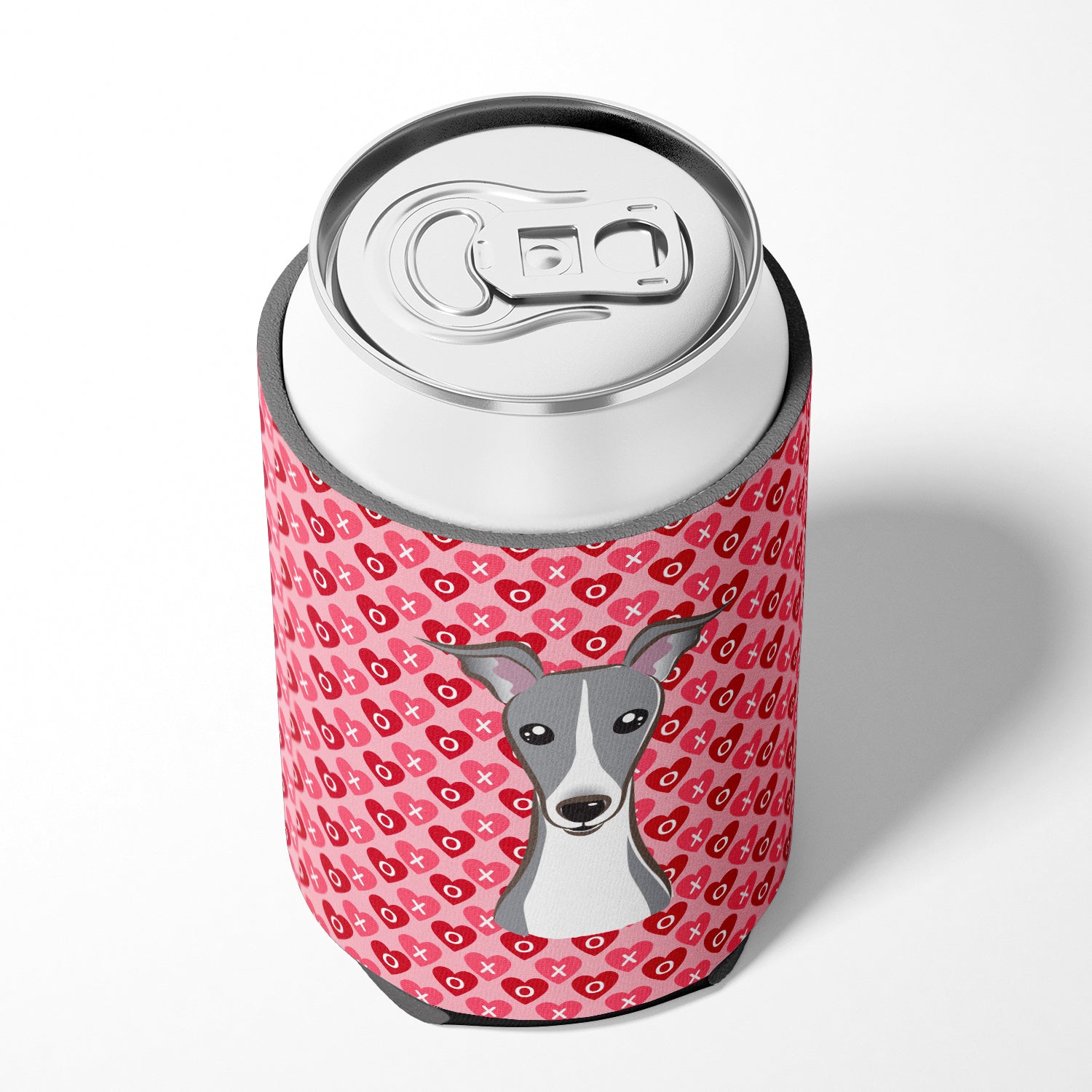 Italian Greyhound Hearts Can or Bottle Hugger BB5306CC
