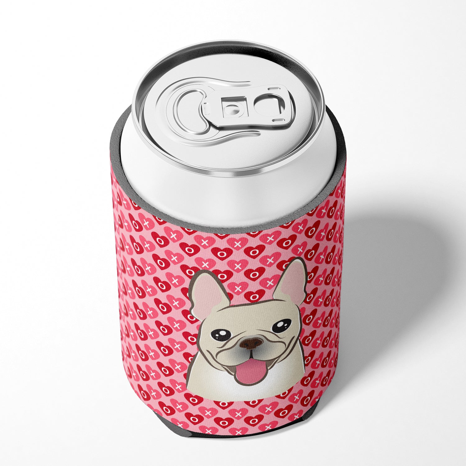 French Bulldog Hearts Can or Bottle Hugger BB5308CC  the-store.com.
