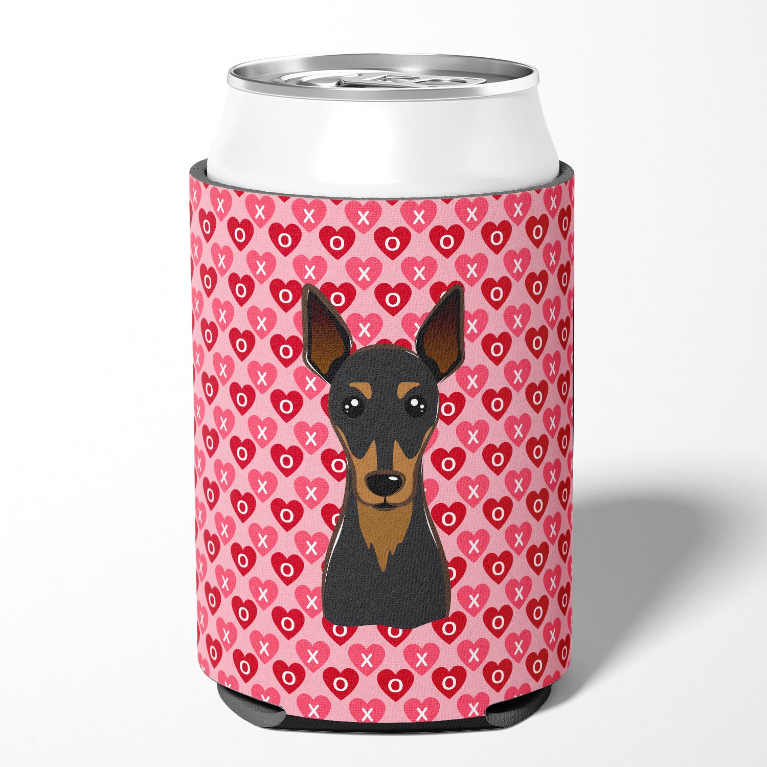 Min Pin Hearts Can or Bottle Hugger BB5310CC  the-store.com.