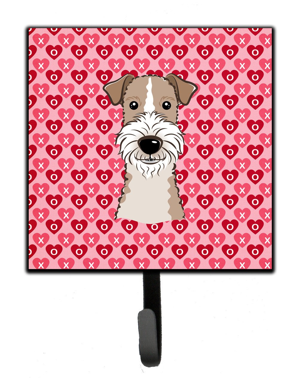 Wire Haired Fox Terrier Hearts Leash or Key Holder BB5317SH4 by Caroline&#39;s Treasures