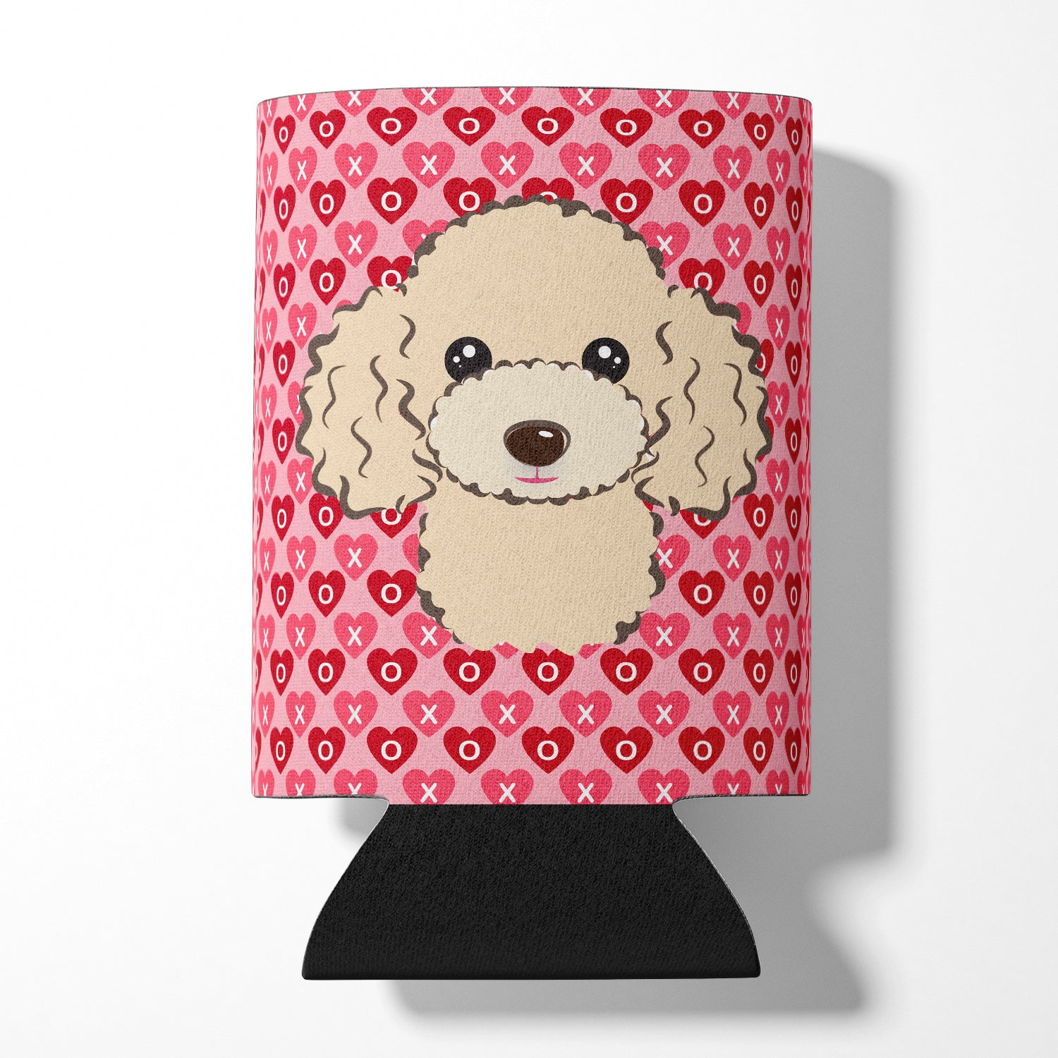 Buff Poodle Hearts Can or Bottle Hugger BB5328CC
