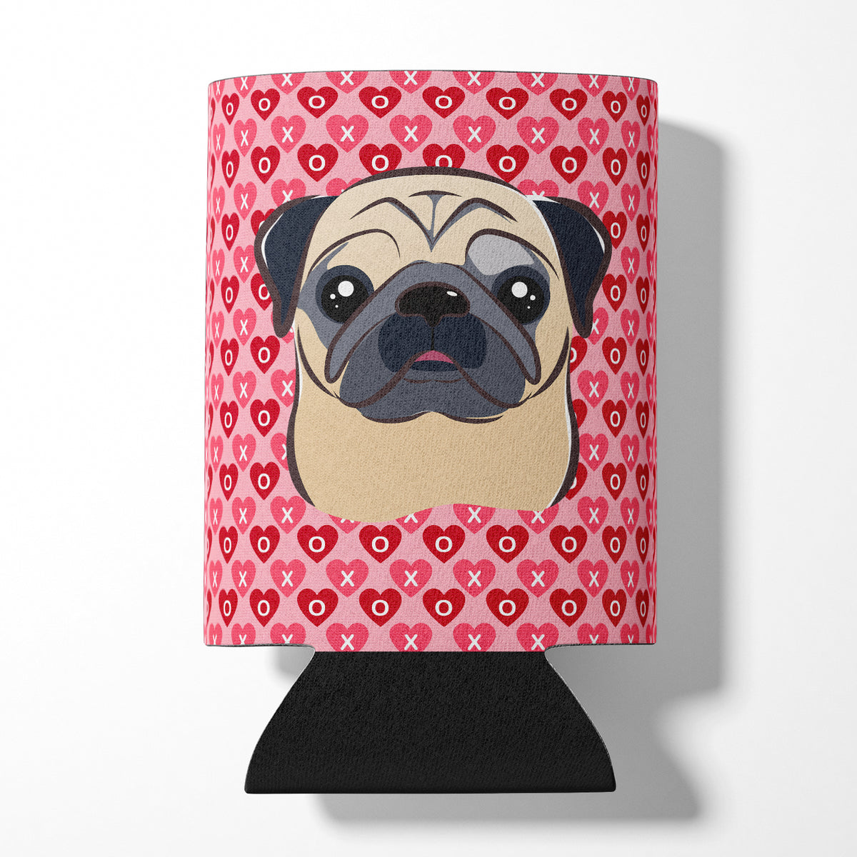 Fawn Pug Hearts Can or Bottle Hugger BB5332CC  the-store.com.
