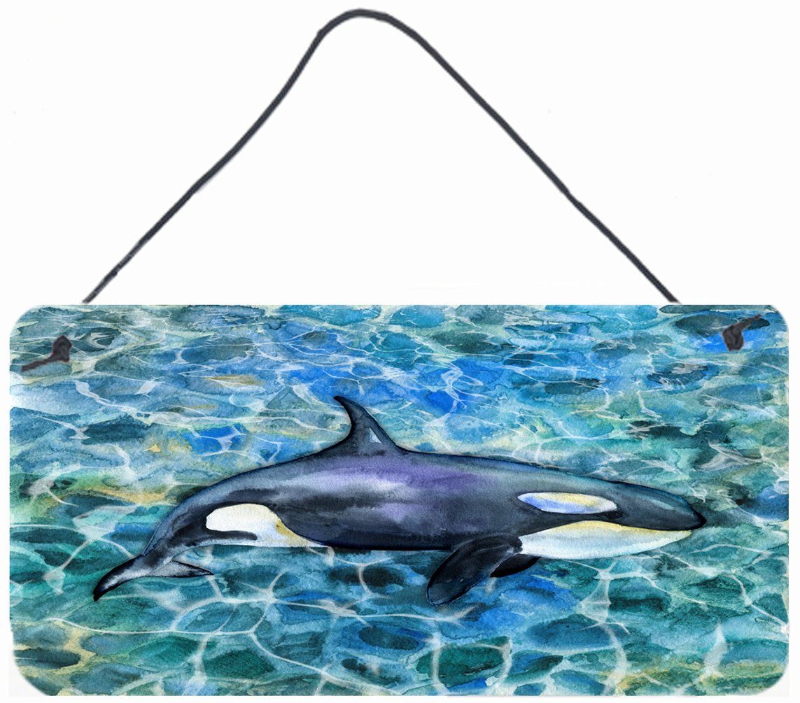 Killer Whale Orca Wall or Door Hanging Prints BB5334DS812 by Caroline&#39;s Treasures