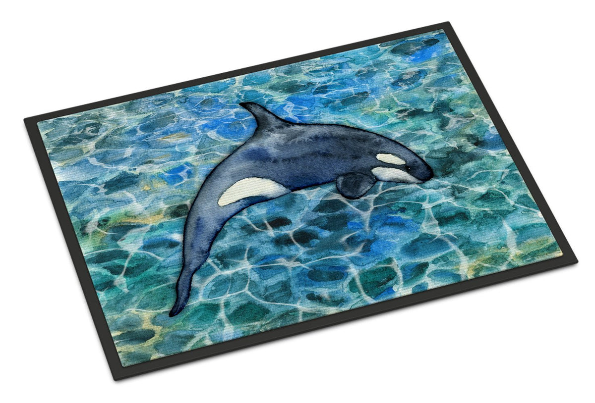 Killer Whale Orca #2 Indoor or Outdoor Mat 24x36 BB5335JMAT by Caroline&#39;s Treasures