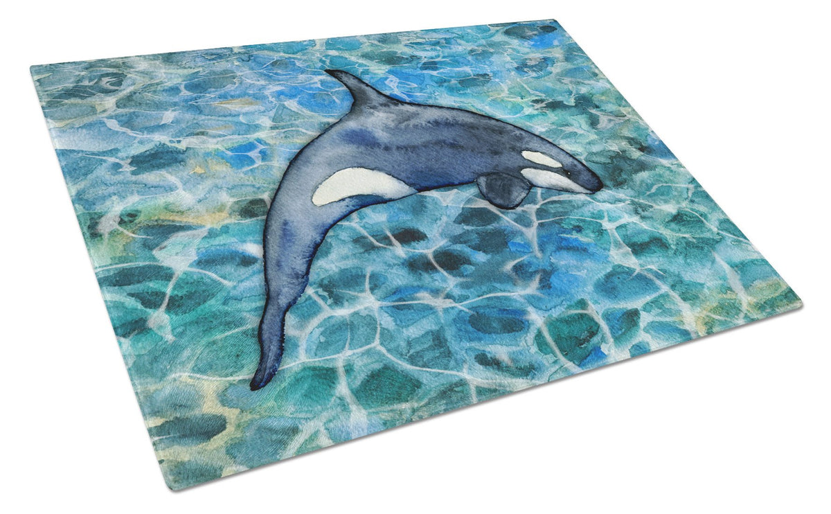Killer Whale Orca #2 Glass Cutting Board Large BB5335LCB by Caroline&#39;s Treasures
