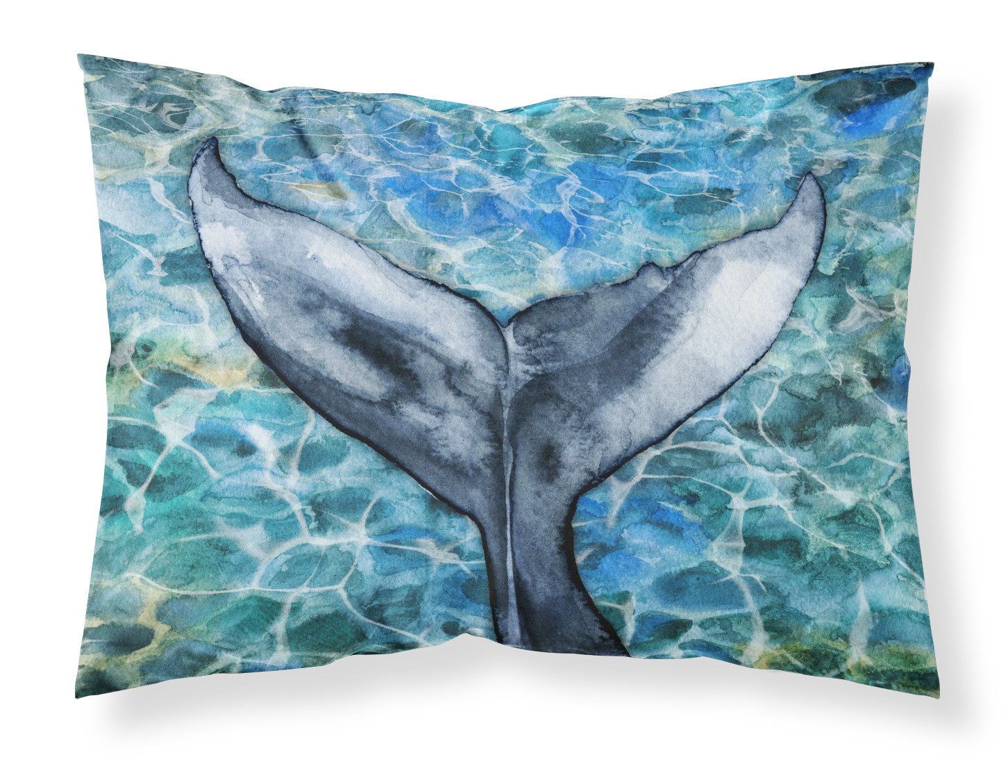 Whale Tail Fabric Standard Pillowcase BB5337PILLOWCASE by Caroline's Treasures