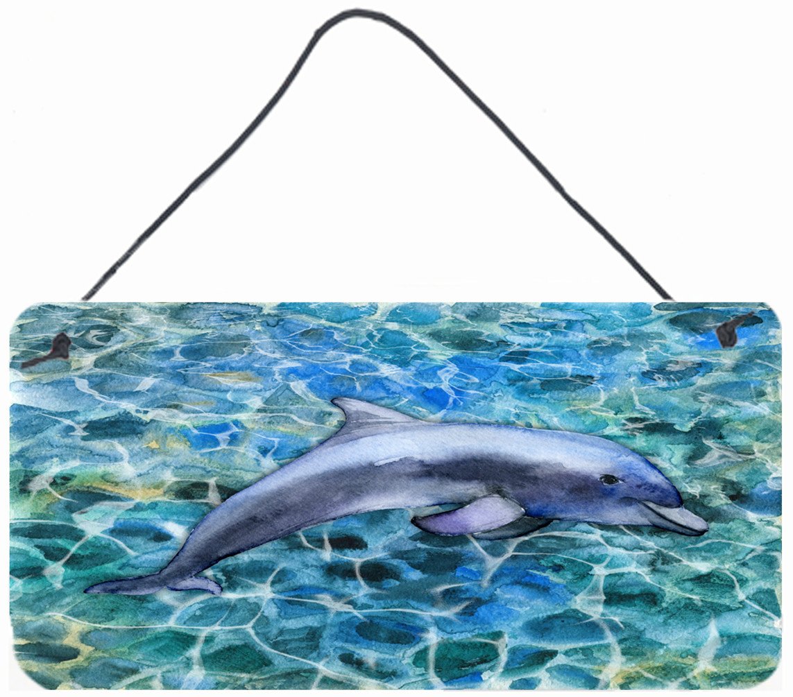 Dolphin Wall or Door Hanging Prints BB5339DS812 by Caroline's Treasures