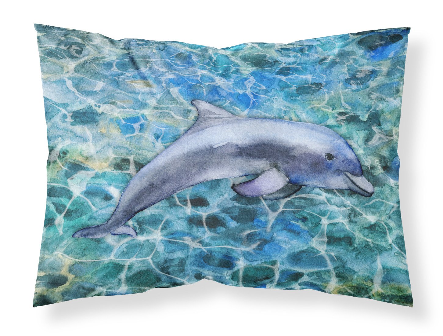 Dolphin Fabric Standard Pillowcase BB5339PILLOWCASE by Caroline's Treasures