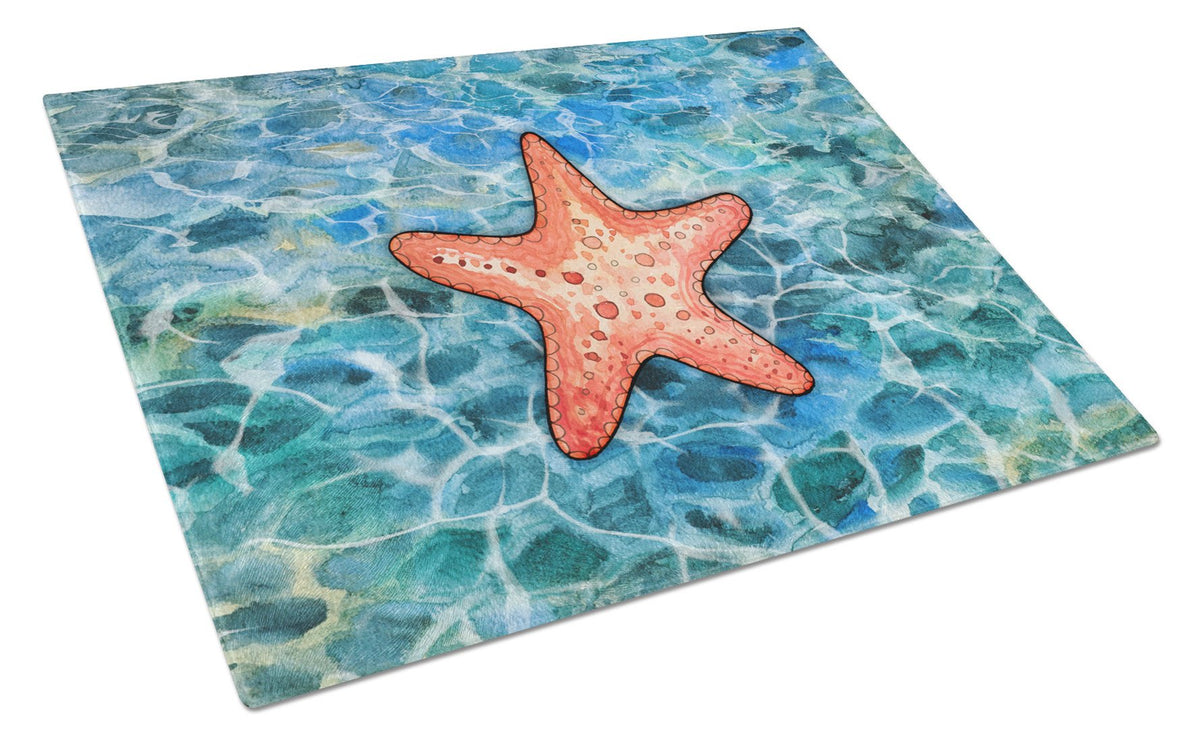 Starfish Glass Cutting Board Large BB5341LCB by Caroline&#39;s Treasures