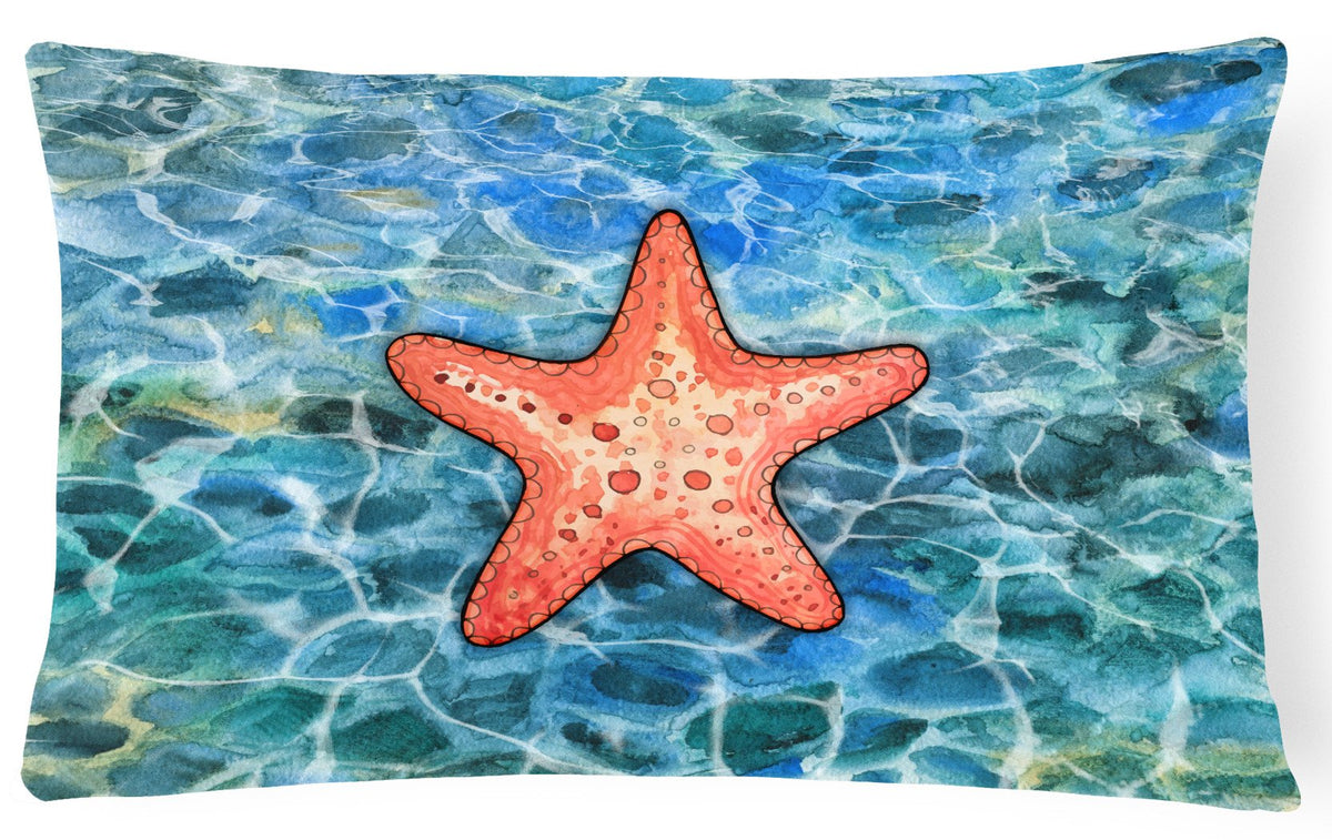 Starfish Canvas Fabric Decorative Pillow BB5341PW1216 by Caroline&#39;s Treasures