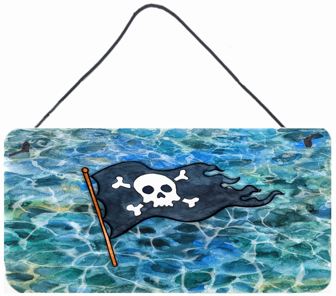 Pirate Flag Wall or Door Hanging Prints BB5342DS812 by Caroline's Treasures