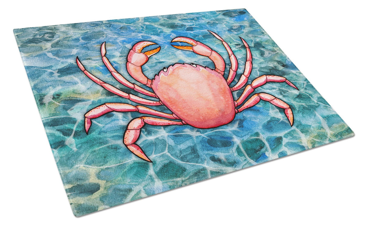 Crab Glass Cutting Board Large BB5346LCB by Caroline&#39;s Treasures