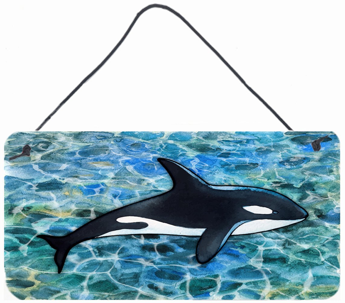 Killer Whale Orca Wall or Door Hanging Prints BB5348DS812 by Caroline&#39;s Treasures