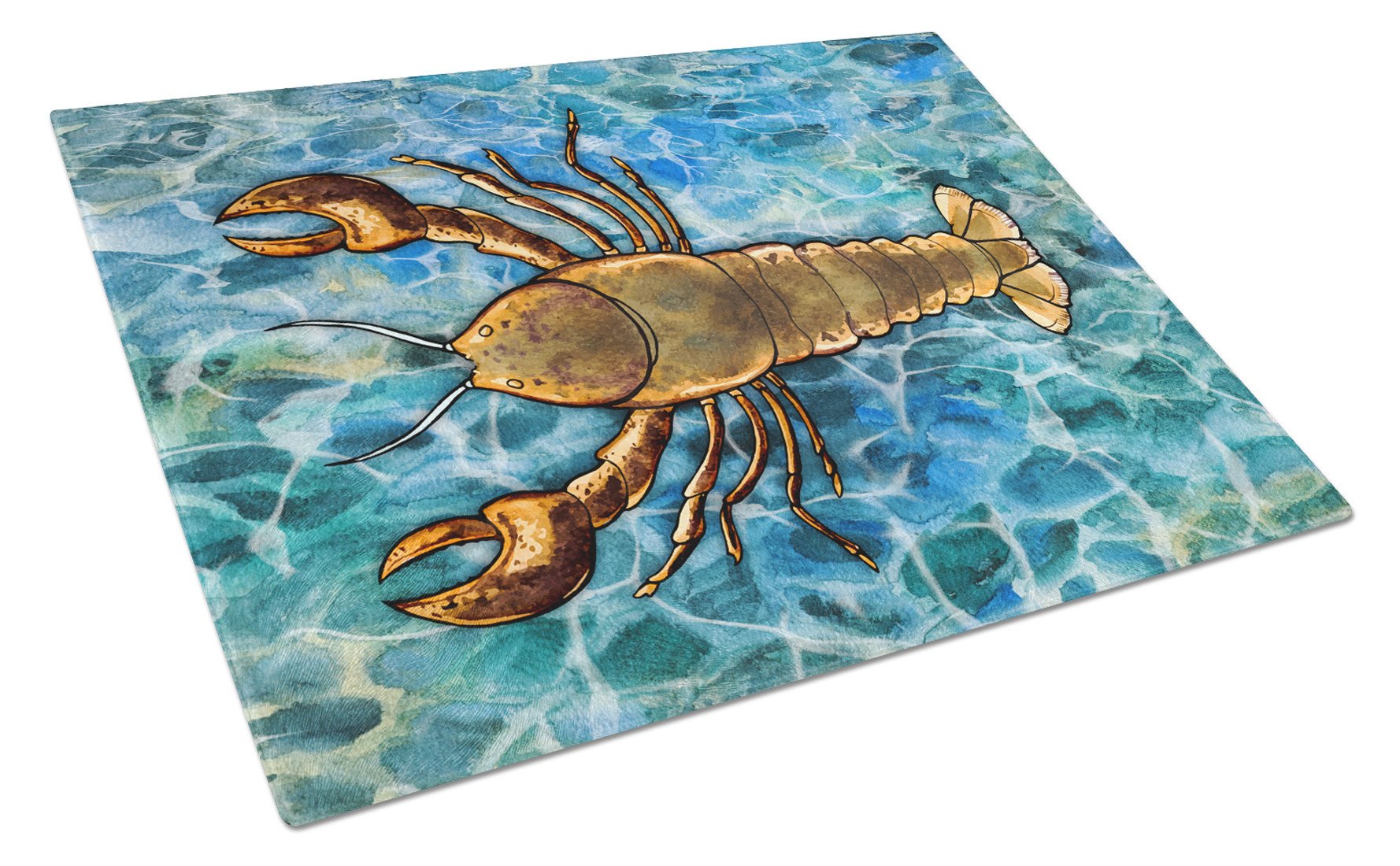 Lobster Glass Cutting Board Large BB5351LCB by Caroline's Treasures