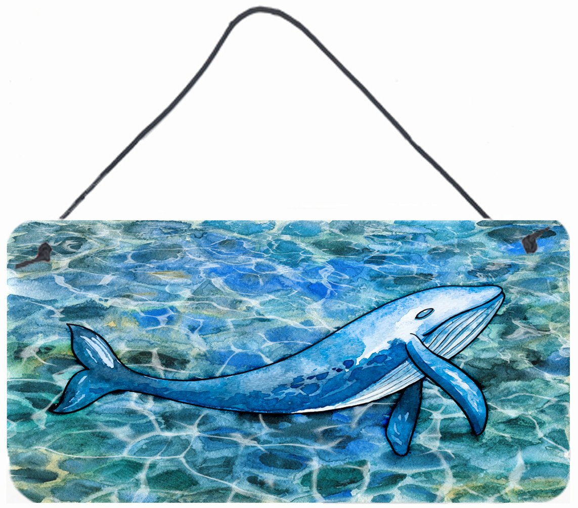 Humpback Whale Wall or Door Hanging Prints BB5353DS812 by Caroline&#39;s Treasures