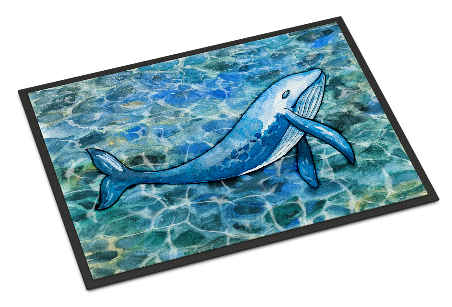 Humpback Whale Indoor or Outdoor Mat 18x27 BB5353MAT - the-store.com