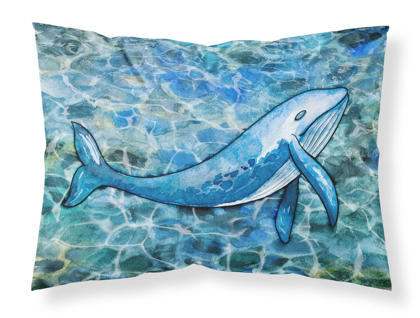 Humpback Whale Fabric Standard Pillowcase BB5353PILLOWCASE by Caroline's Treasures