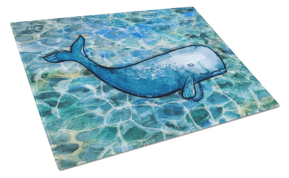 Sperm Whale Cachalot Glass Cutting Board Large BB5354LCB by Caroline&#39;s Treasures