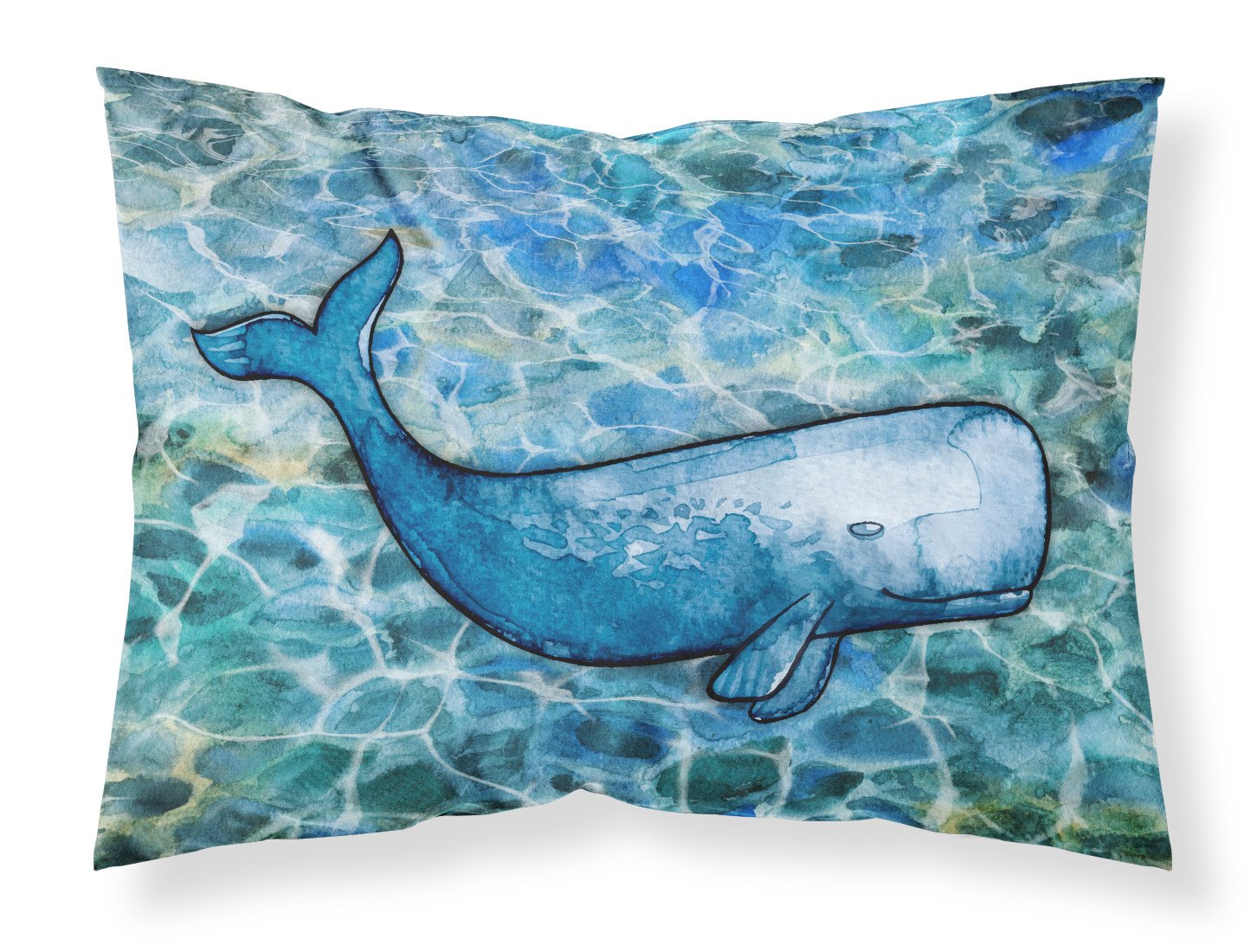Sperm Whale Cachalot Fabric Standard Pillowcase BB5354PILLOWCASE by Caroline's Treasures