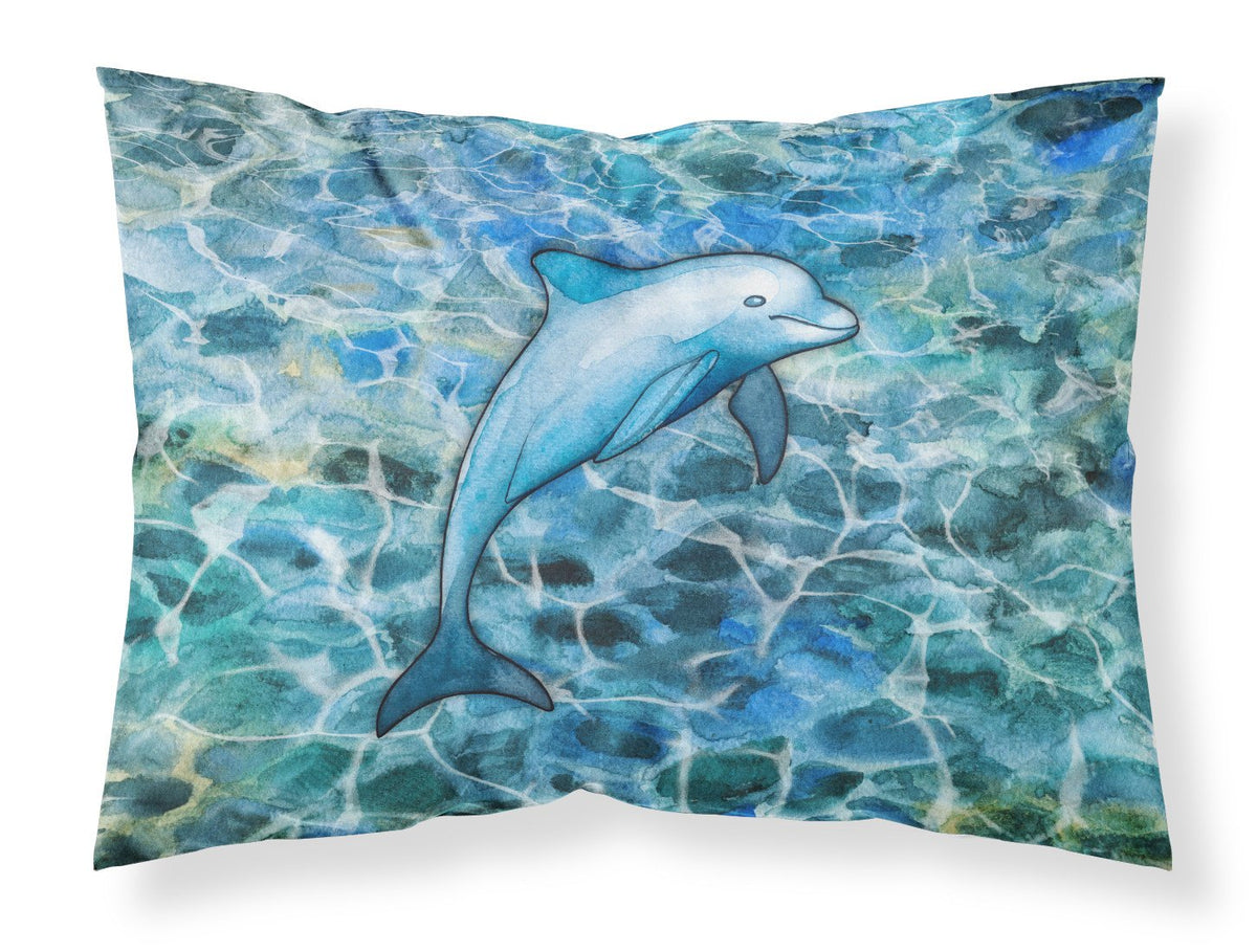 Dolphin Fabric Standard Pillowcase BB5356PILLOWCASE by Caroline&#39;s Treasures