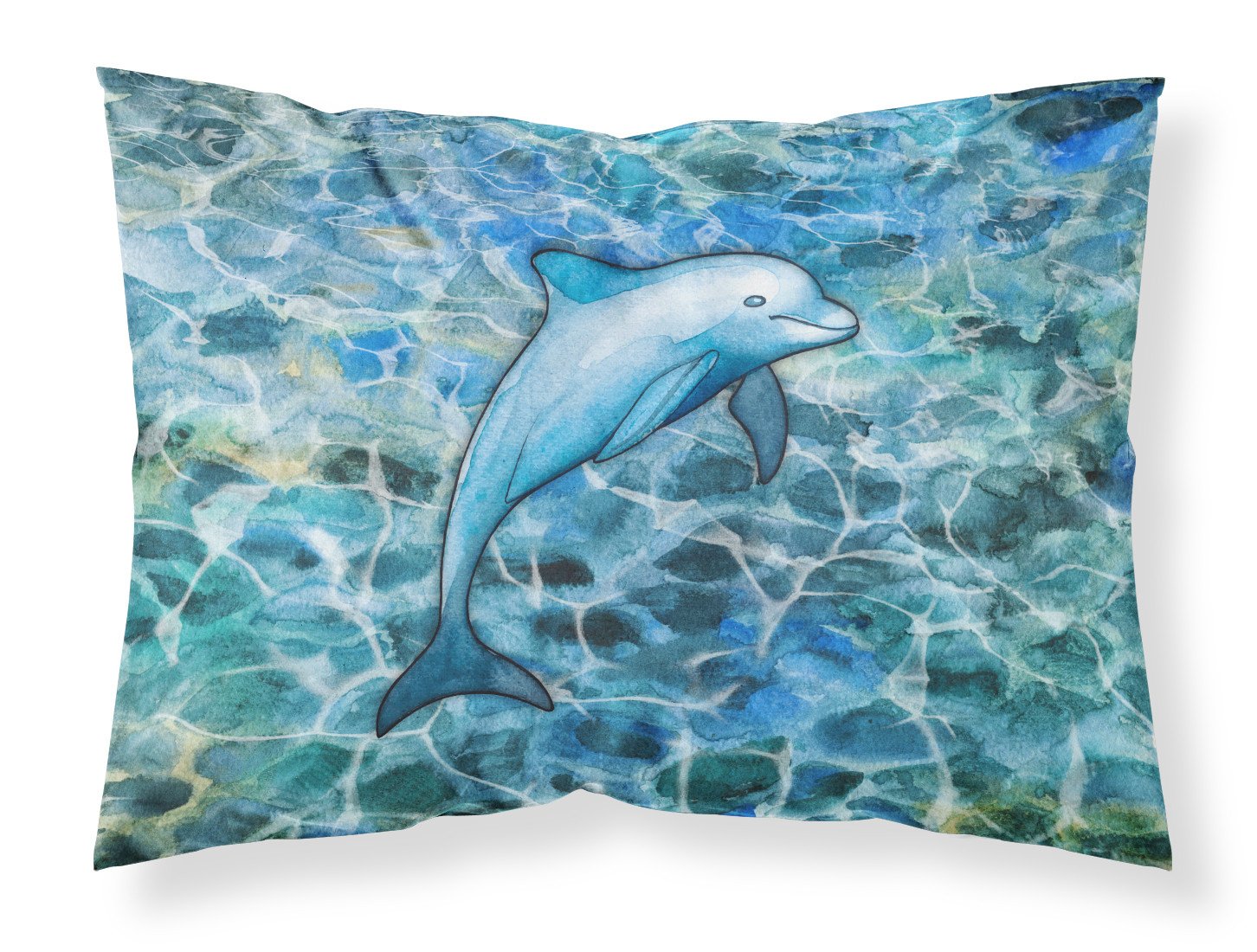Dolphin Fabric Standard Pillowcase BB5356PILLOWCASE by Caroline's Treasures