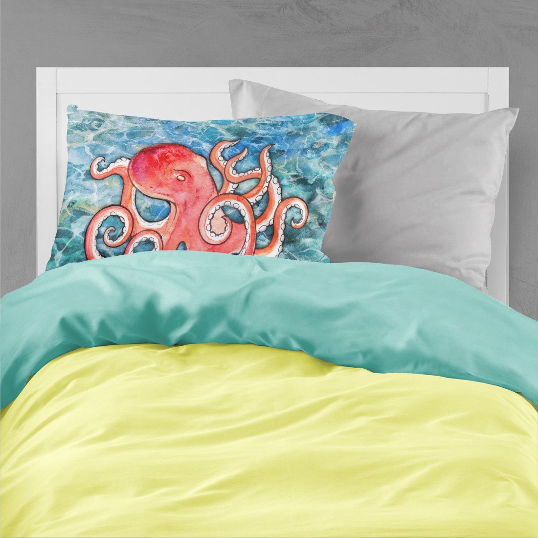 Octopus Fabric Standard Pillowcase BB5357PILLOWCASE by Caroline's Treasures