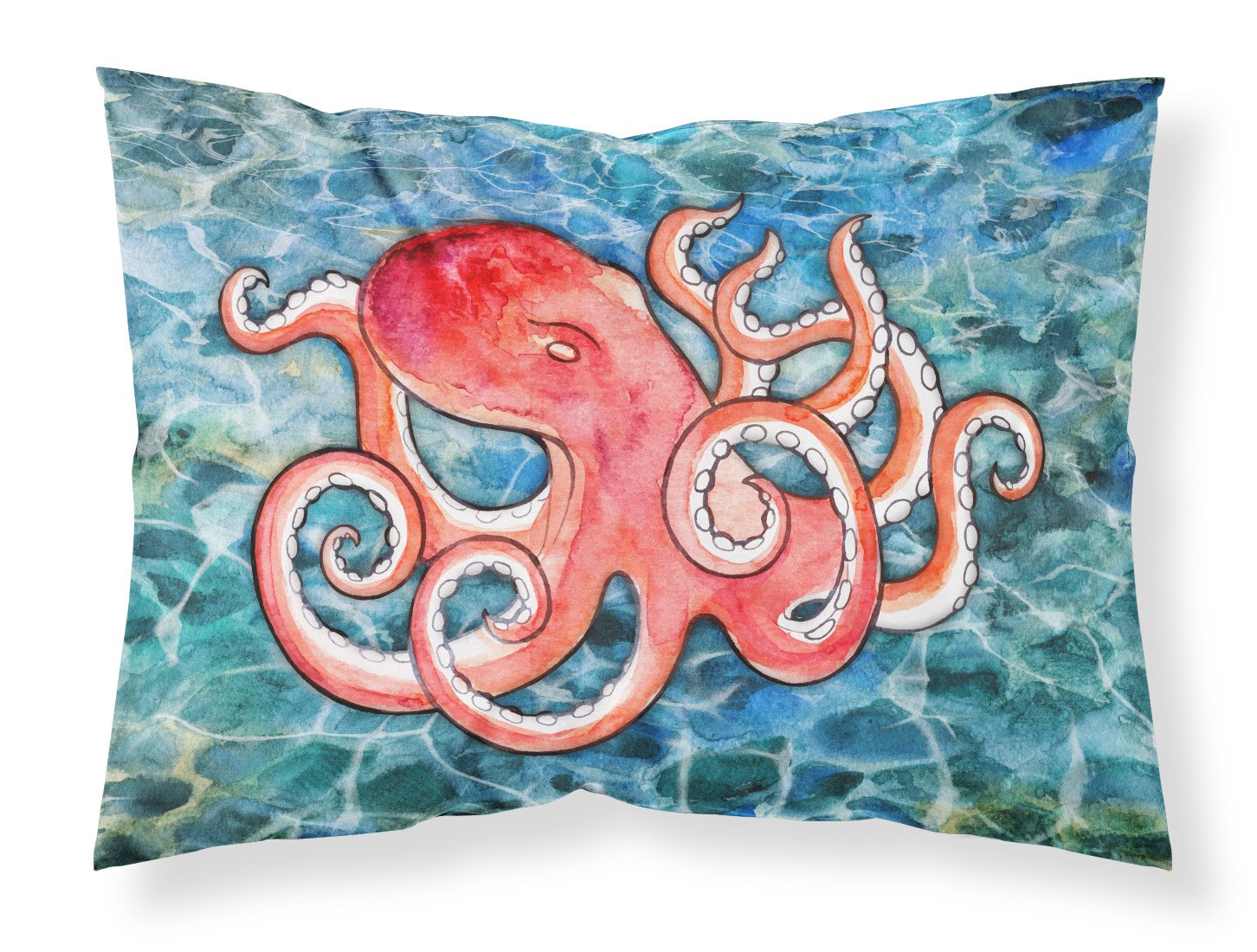 Octopus Fabric Standard Pillowcase BB5357PILLOWCASE by Caroline's Treasures