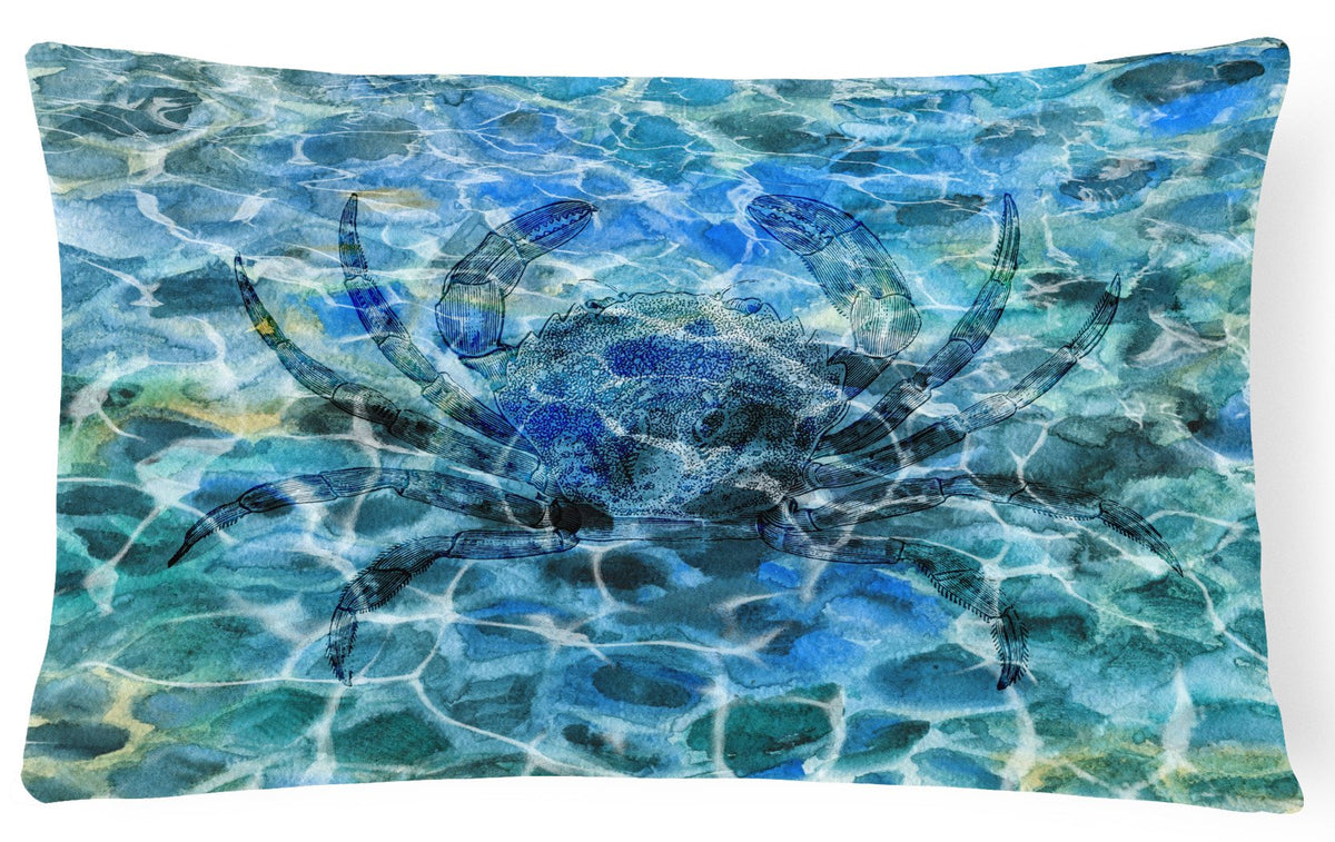 Crab Under water Canvas Fabric Decorative Pillow BB5358PW1216 by Caroline&#39;s Treasures