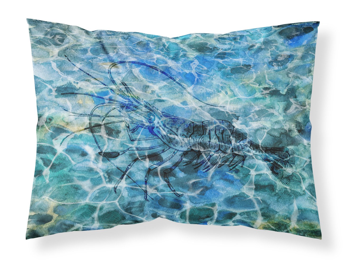 Shrimp Under water Fabric Standard Pillowcase BB5359PILLOWCASE by Caroline's Treasures