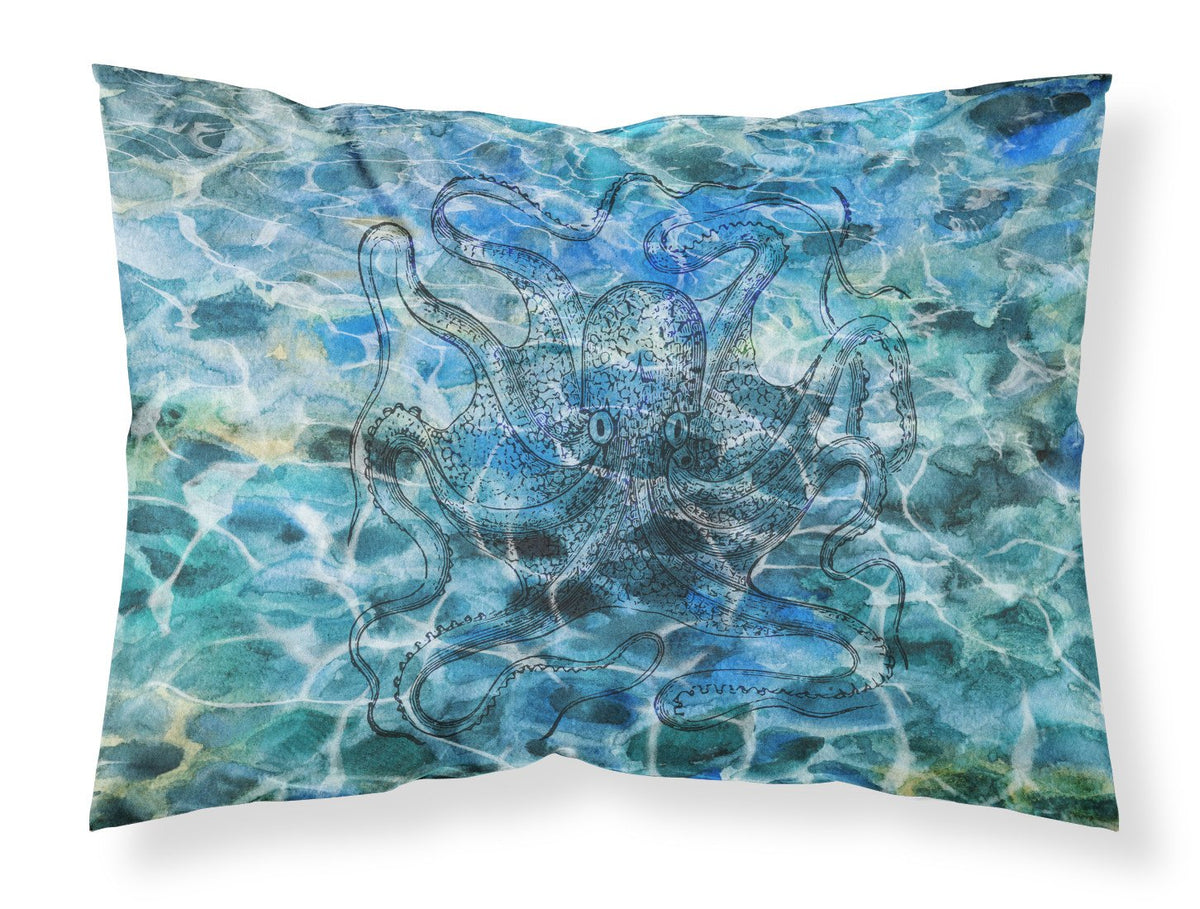 Octopus Under water Fabric Standard Pillowcase BB5362PILLOWCASE by Caroline&#39;s Treasures