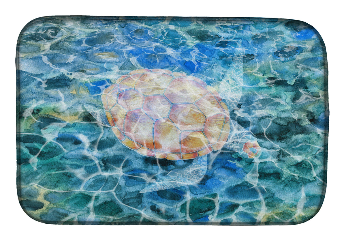 Sea Turtle Under water Dish Drying Mat BB5363DDM  the-store.com.