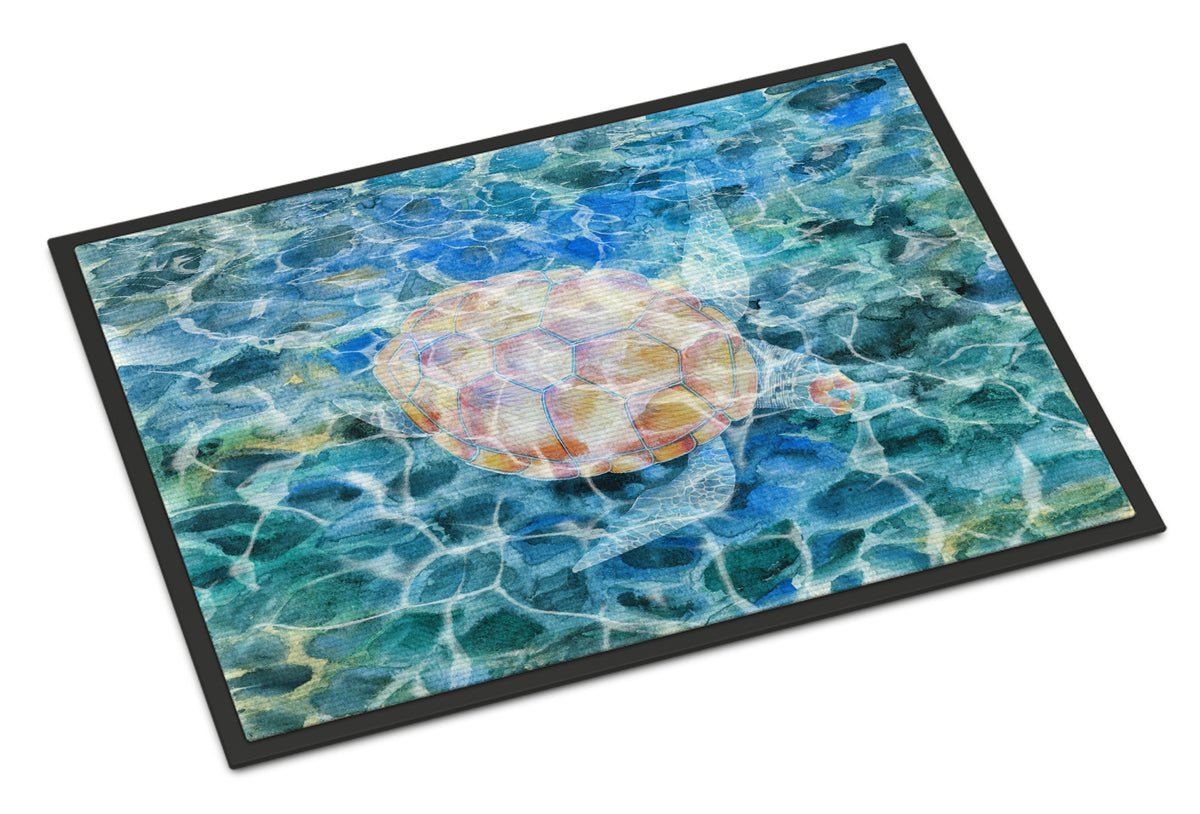 Sea Turtle Under water Indoor or Outdoor Mat 18x27 BB5363MAT - the-store.com