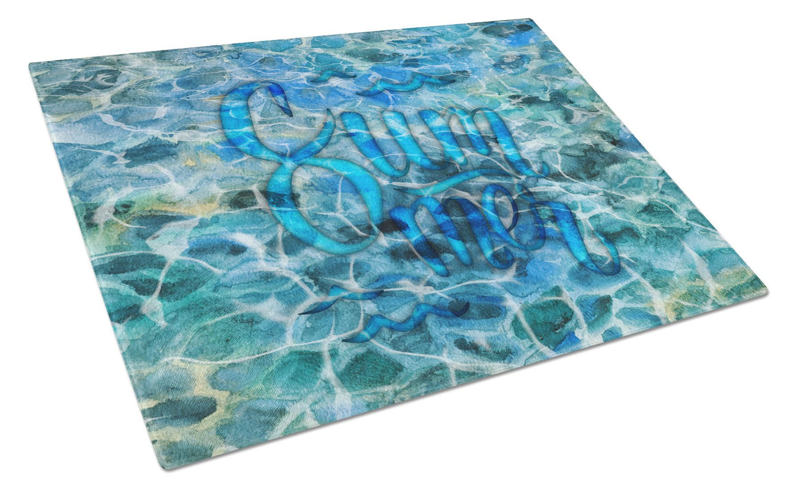 Summer Under Water Glass Cutting Board Large BB5365LCB by Caroline's Treasures