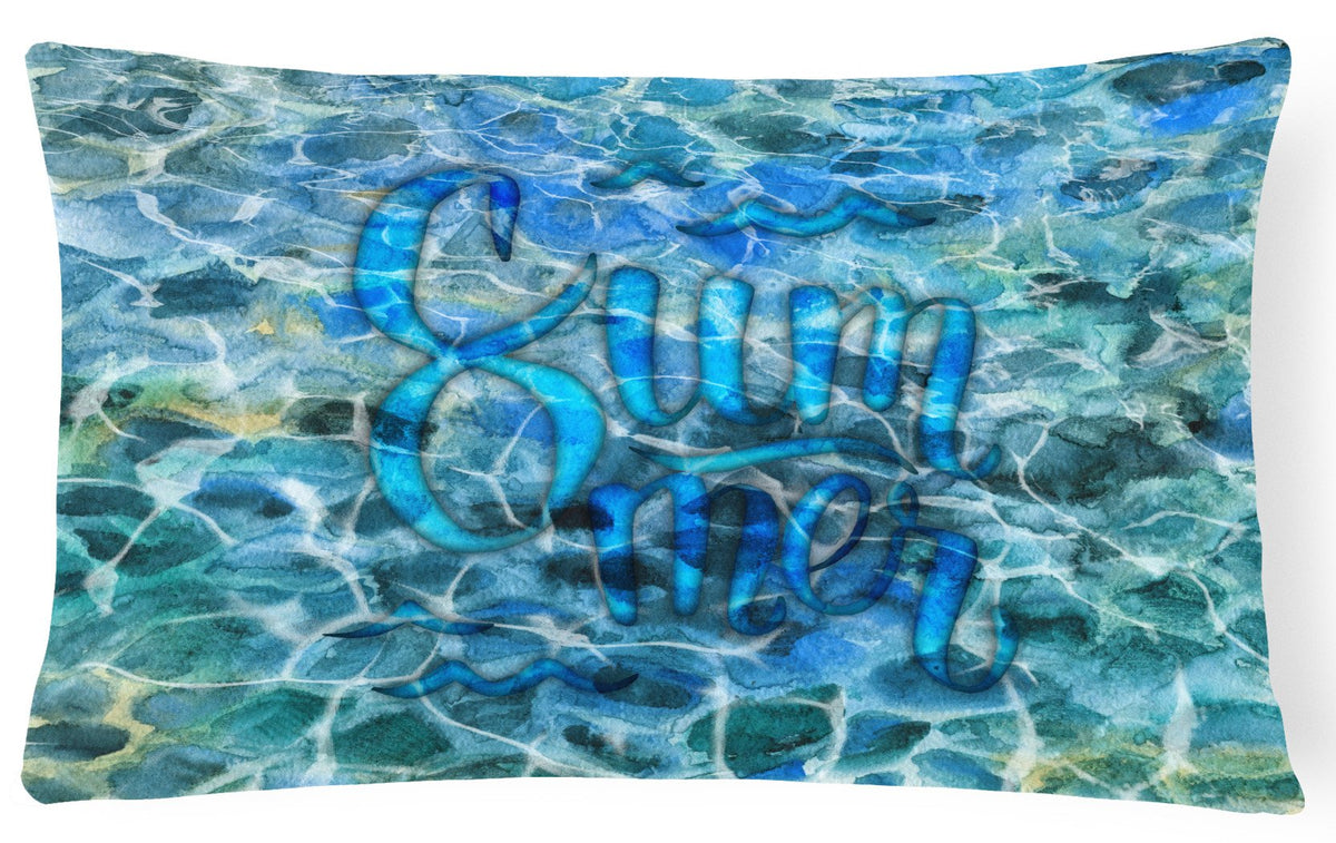 Summer Under Water Canvas Fabric Decorative Pillow BB5365PW1216 by Caroline&#39;s Treasures