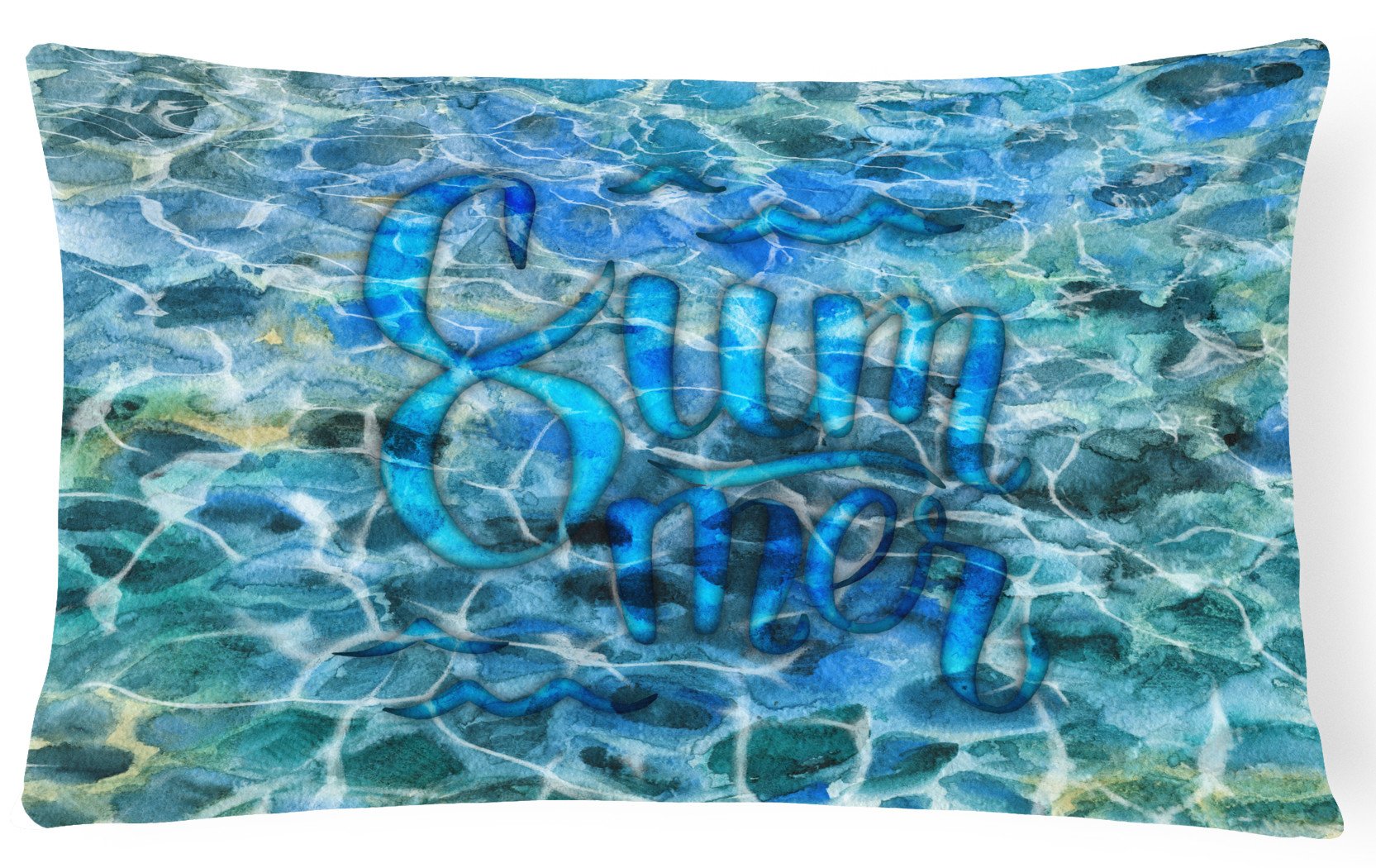 Summer Under Water Canvas Fabric Decorative Pillow BB5365PW1216 by Caroline's Treasures