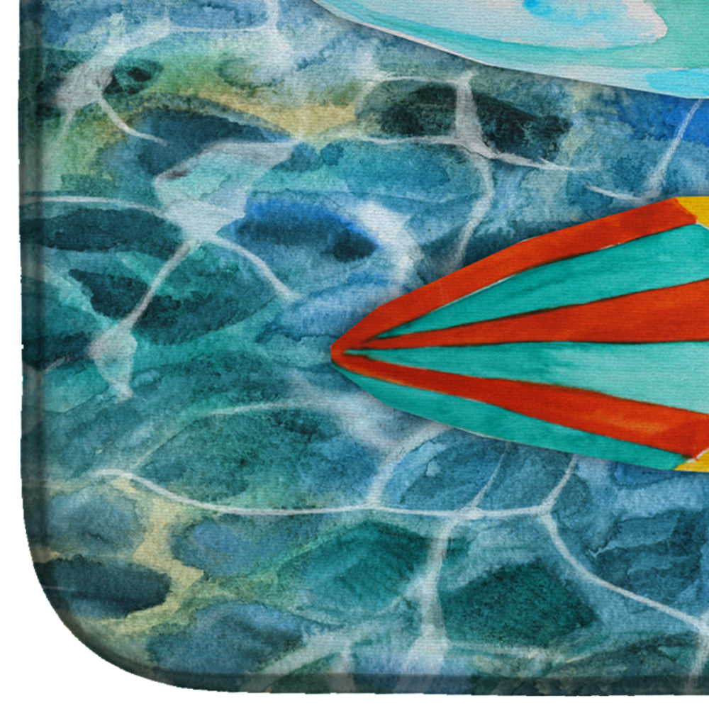 Surf Boards on the Water Dish Drying Mat BB5366DDM  the-store.com.