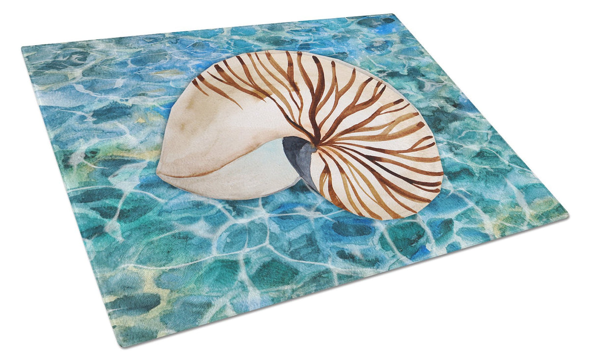 Sea Shell and Water Glass Cutting Board Large BB5368LCB by Caroline&#39;s Treasures