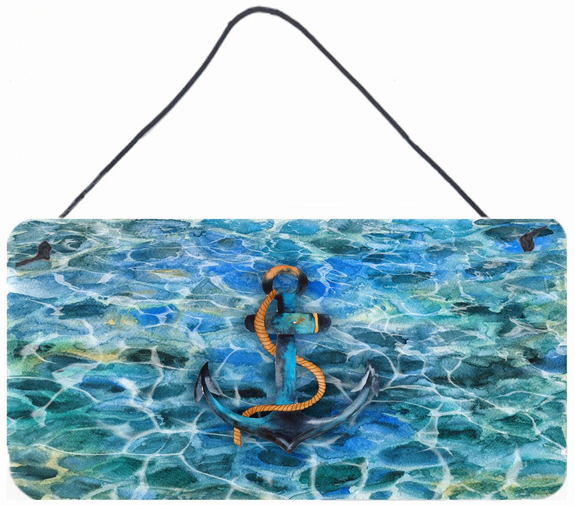 Anchor and Rope Wall or Door Hanging Prints BB5370DS812 by Caroline&#39;s Treasures