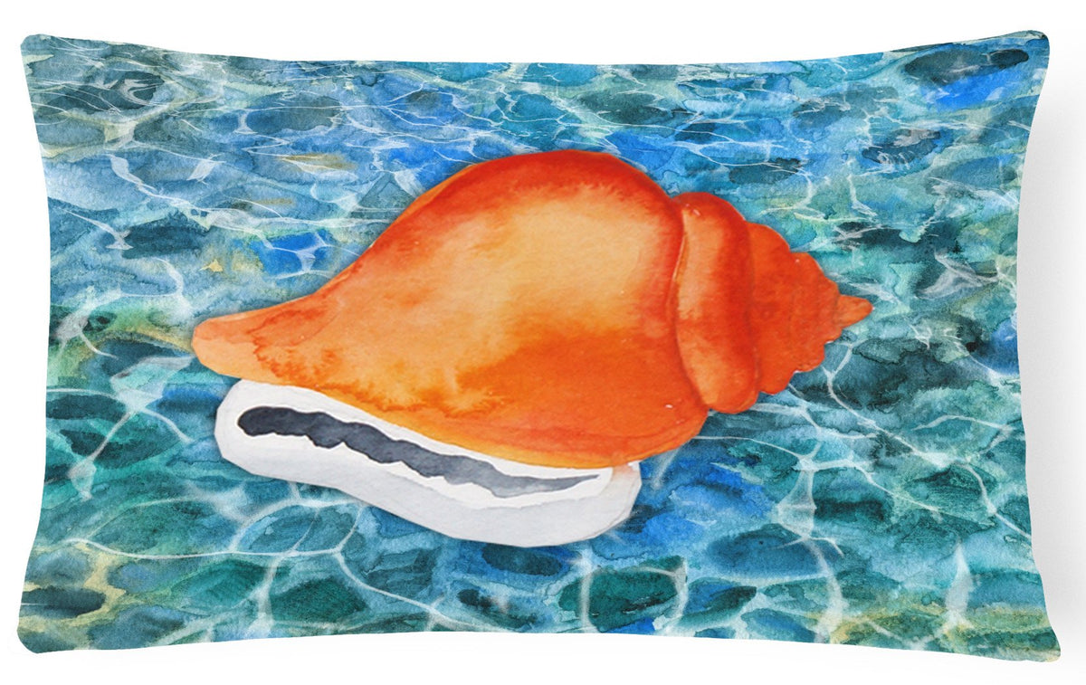 Sea Shell Canvas Fabric Decorative Pillow BB5371PW1216 by Caroline&#39;s Treasures