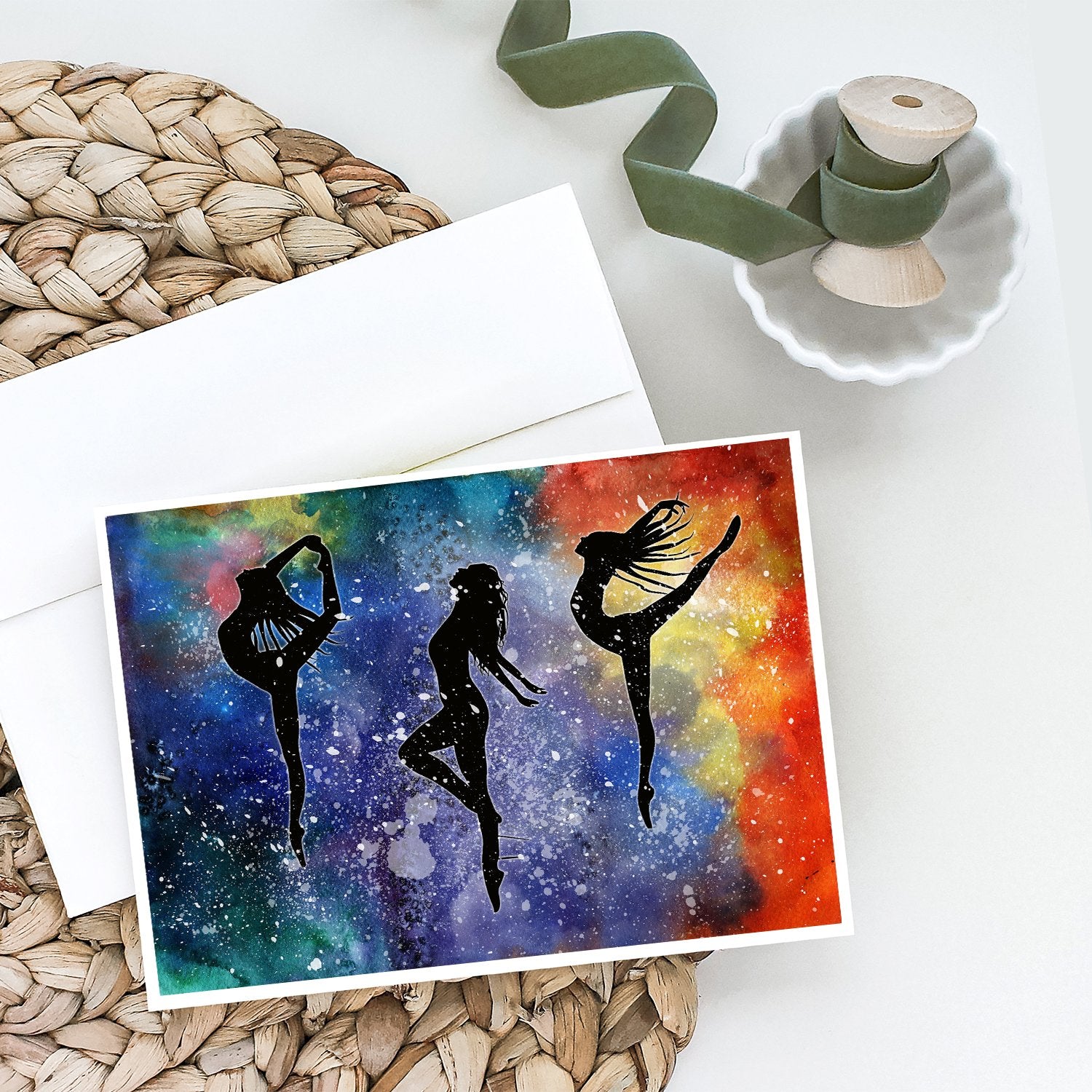 Dancers Greeting Cards and Envelopes Pack of 8 - the-store.com