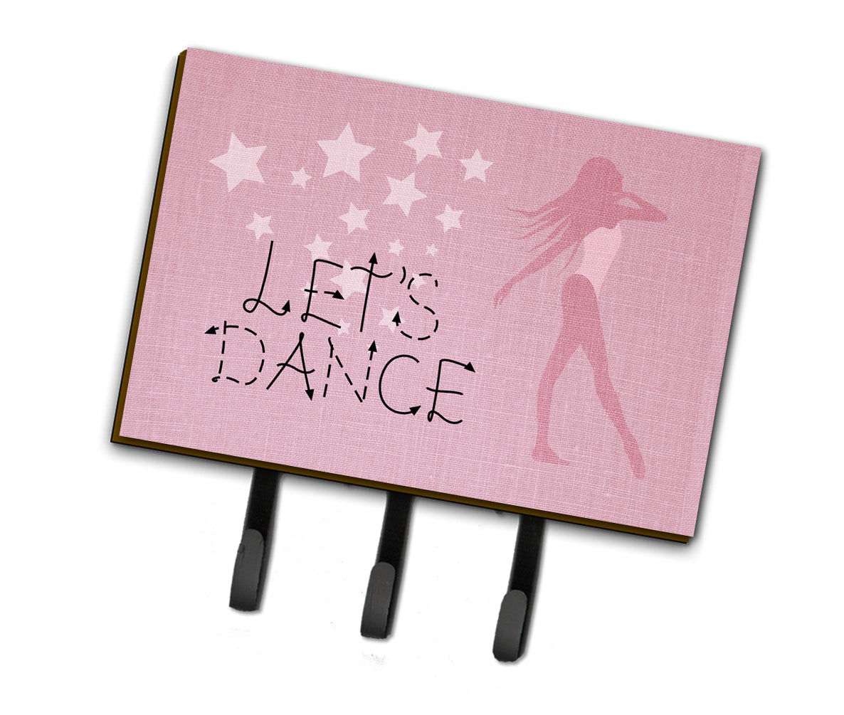 Laisse ou porte-clés Let's Dance en lin rose BB5375TH68