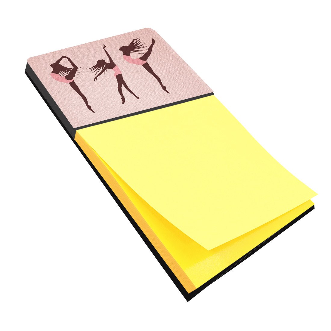 Dancers Linen Pink Sticky Note Holder BB5377SN by Caroline&#39;s Treasures