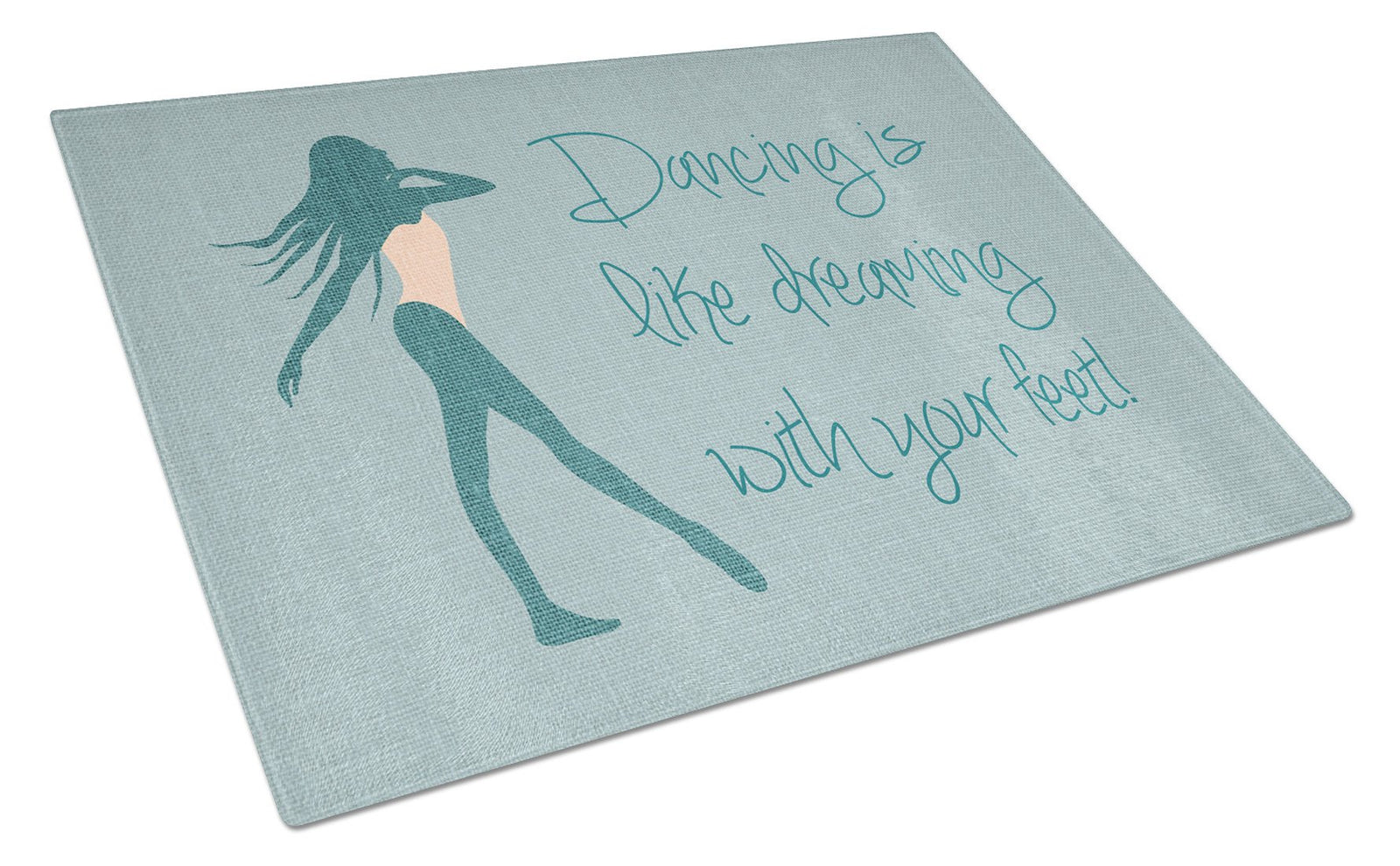Dancing is Like Dreaming #2 Glass Cutting Board Large BB5380LCB by Caroline's Treasures