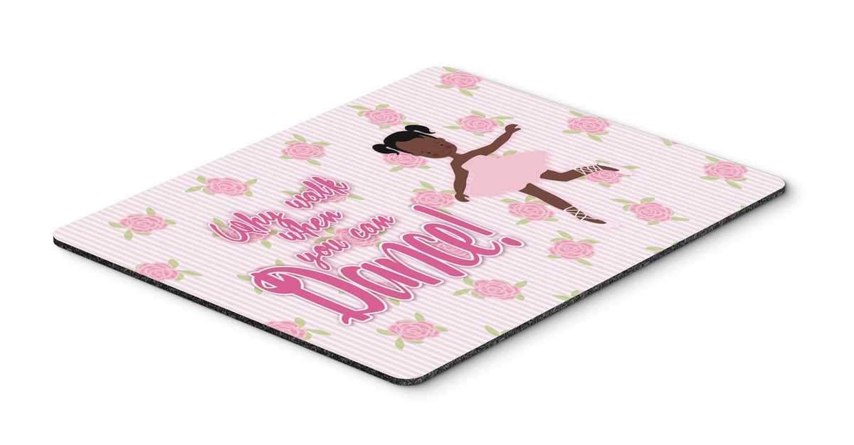 Ballet African American Pigtails Mouse Pad, Hot Pad or Trivet BB5382MP by Caroline&#39;s Treasures