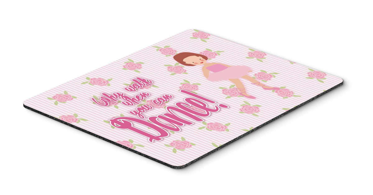 Ballet Red Short Hair Mouse Pad, Hot Pad or Trivet BB5383MP by Caroline&#39;s Treasures