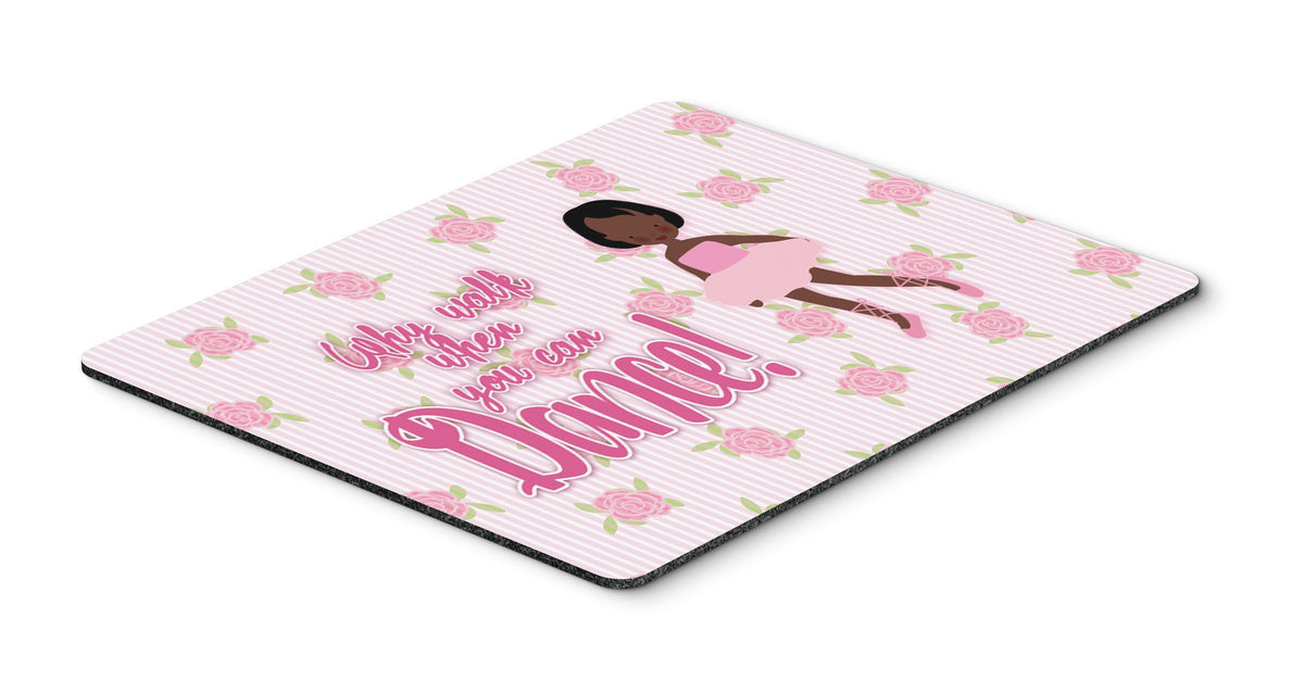 Ballet African American Short Hair Mouse Pad, Hot Pad or Trivet BB5384MP by Caroline&#39;s Treasures