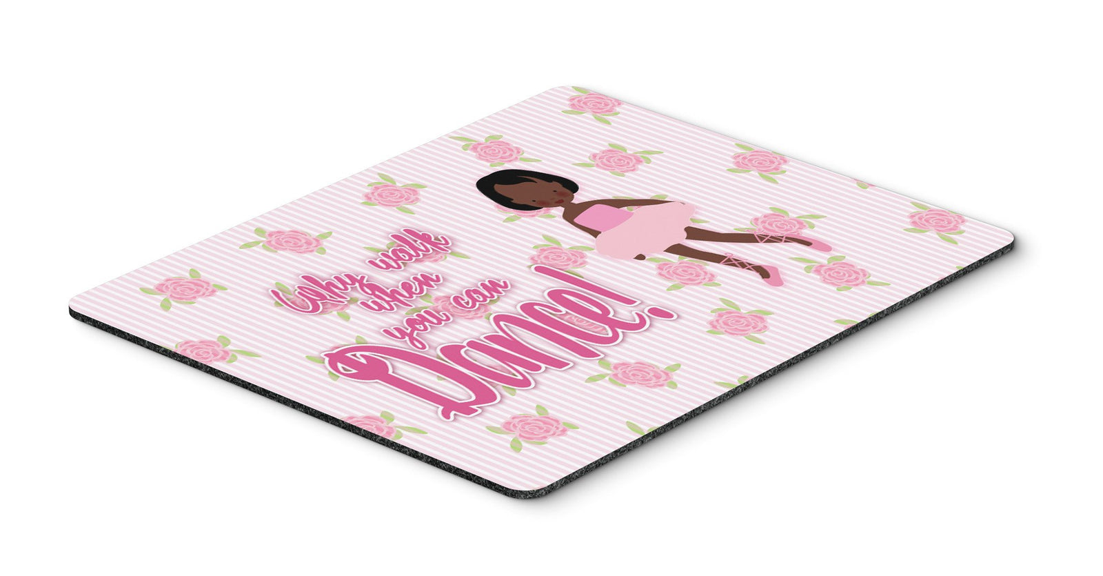 Ballet African American Short Hair Mouse Pad, Hot Pad or Trivet BB5384MP by Caroline's Treasures